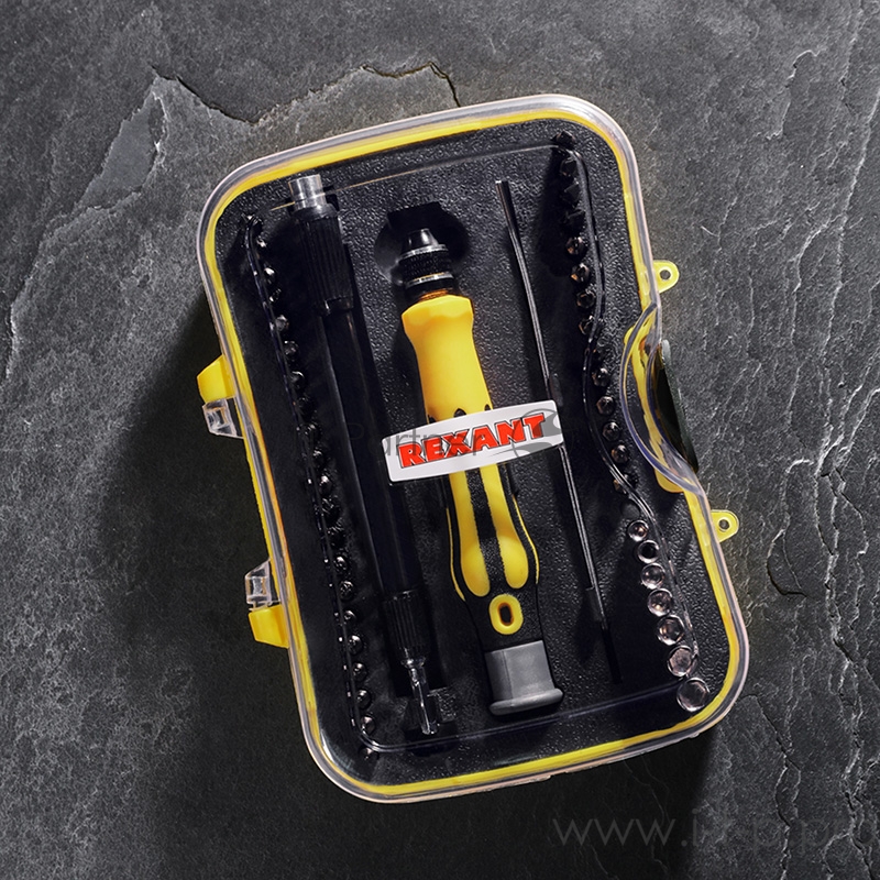 REXANT (12-4706) Набор отверток для точечных работ 45 предметов