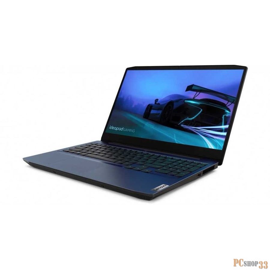 Ноутбук Lenovo IP Gaming 3 15ARH05 Ryzen 7 4800H/16Gb/SSD512Gb/NVIDIA GeForce GTX 1650 Ti 4Gb/15.6/IPS/FHD (1920x1080)/Free DOS/blue/WiFi/BT/Cam
