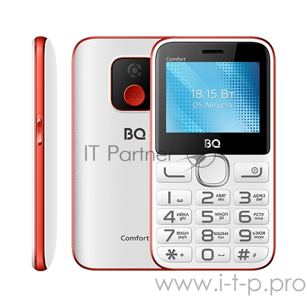 Мобильный телефон BQ 2301 Comfort Red+black