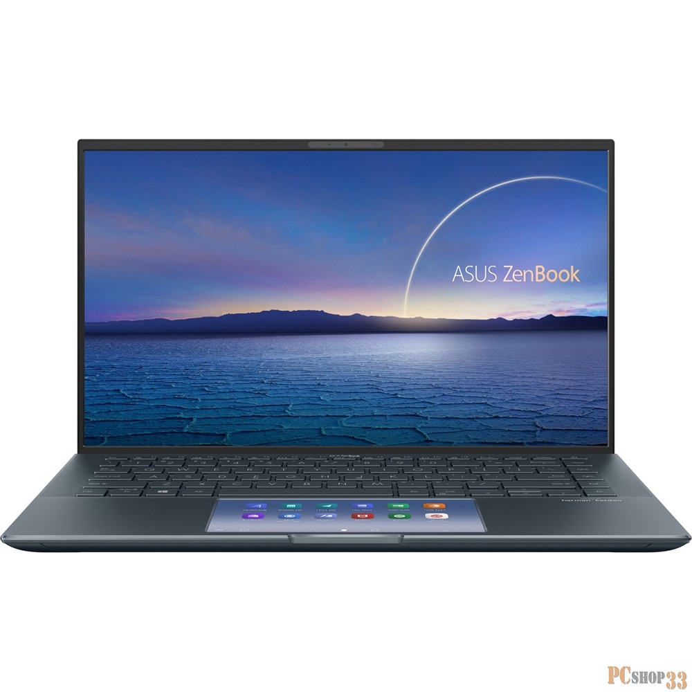 Ноутбук ASUS Zenbook 14 UX435EG-A5126R Intel Core i7-1165G7/16Gb LPDDR4X/1Tb SSD/14,0 FHD IPS AG 1920x1080/WiFi/GF MX450 2Gb/ScreenPad 2.0/Windows 10 Pro/1.1Kg/Pine_grey/Sleeve