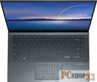 Ноутбук ASUS Zenbook 14 UX435EG-A5126R Intel Core i7-1165G7/16Gb LPDDR4X/1Tb SSD/14,0 FHD IPS AG 1920x1080/WiFi/GF MX450 2Gb/ScreenPad 2.0/Windows 10 Pro/1.1Kg/Pine_grey/Sleeve