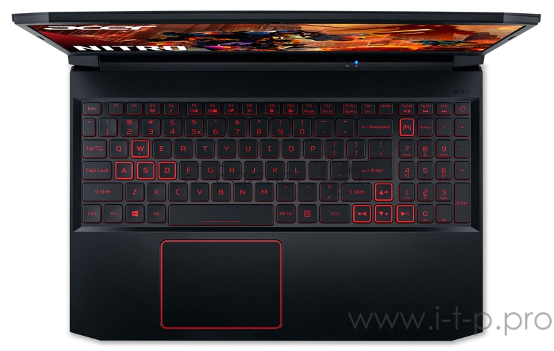 Ноутбук Acer Nitro 5 AN515-55-52WF Core i5 10300H/8Gb/SSD512Gb/NVIDIA GeForce GTX 1650 Ti 4Gb/15.6/IPS/FHD (1920x1080)/Windows 10/black/WiFi/BT/Cam