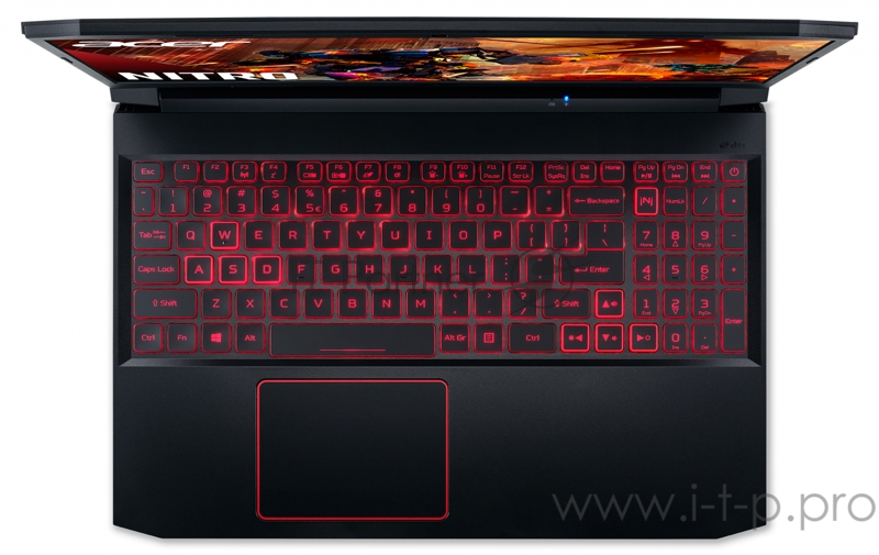 Ноутбук Acer Nitro 5 AN515-55-52WF Core i5 10300H/8Gb/SSD512Gb/NVIDIA GeForce GTX 1650 Ti 4Gb/15.6/IPS/FHD (1920x1080)/Windows 10/black/WiFi/BT/Cam