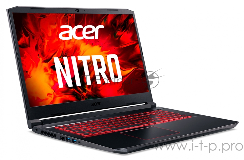 Ноутбук Acer Nitro 5 AN517-52-5600 Core i5 10300H/8Gb/SSD512Gb/NVIDIA GeForce GTX 1660 Ti 6Gb/17.3/IPS/FHD (1920x1080)/Windows 10/black/WiFi/BT/Cam/3560mAh