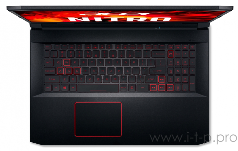 Ноутбук Acer Nitro 5 AN517-52-5600 Core i5 10300H/8Gb/SSD512Gb/NVIDIA GeForce GTX 1660 Ti 6Gb/17.3/IPS/FHD (1920x1080)/Windows 10/black/WiFi/BT/Cam/3560mAh