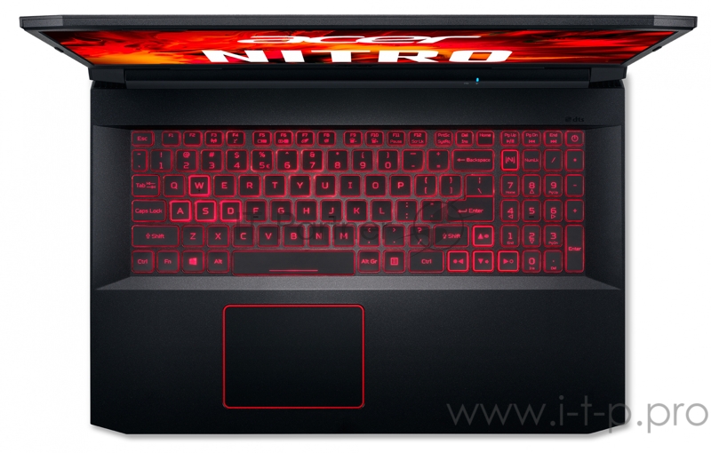 Ноутбук Acer Nitro 5 AN517-52-5600 Core i5 10300H/8Gb/SSD512Gb/NVIDIA GeForce GTX 1660 Ti 6Gb/17.3/IPS/FHD (1920x1080)/Windows 10/black/WiFi/BT/Cam/3560mAh
