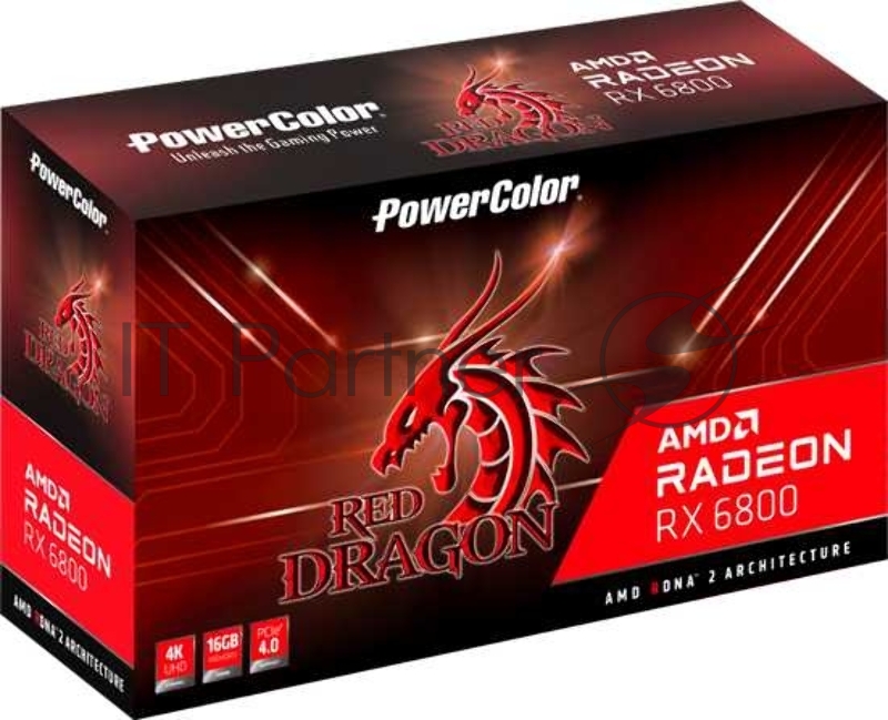 Видеокарта PowerColor Radeon RX 6800 16GB GDDR6 256bit DVI HDMI 3xDP (AXRX 6800 16GBD6-3DHR/OC) RTL