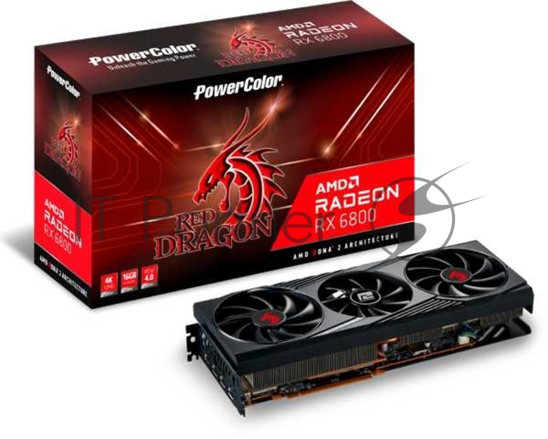 Видеокарта PowerColor Radeon RX 6800 16GB GDDR6 256bit DVI HDMI 3xDP (AXRX 6800 16GBD6-3DHR/OC) RTL