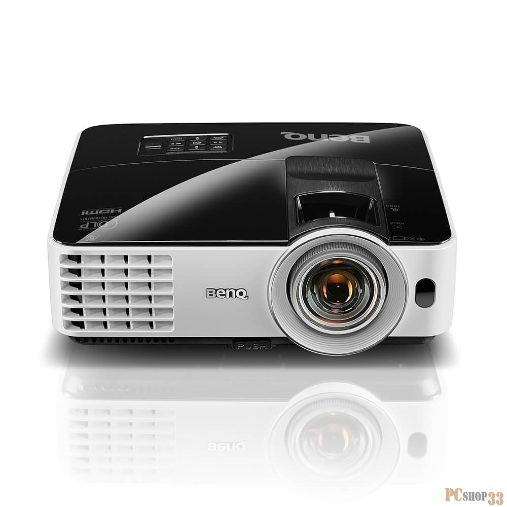 Проектор BenQ MX631ST DLP, 1024x768, 3200 AL, 13000:1, 4:3, 0.9ST, TR 0.9~1.08, 1.2x, HDMIx2/ MHLx1, VGA, USB Power, Auto vertical keystone, Black, 2.6 kg