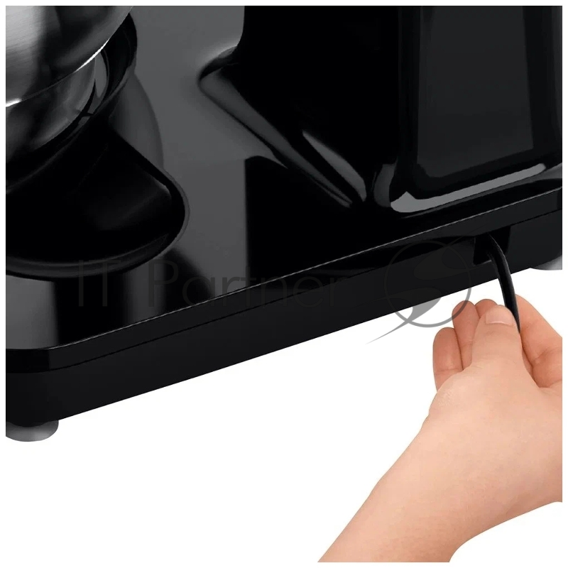 BOSCH MUMS2EB01 Кухонный комбайнКухонная машина, 700 Вт, 4 скорости, металл чаша 3,8 л, крюк, венчик для взбивания, венчик для смешивания, мультарезка с 3-мя дисками, цвет - черный