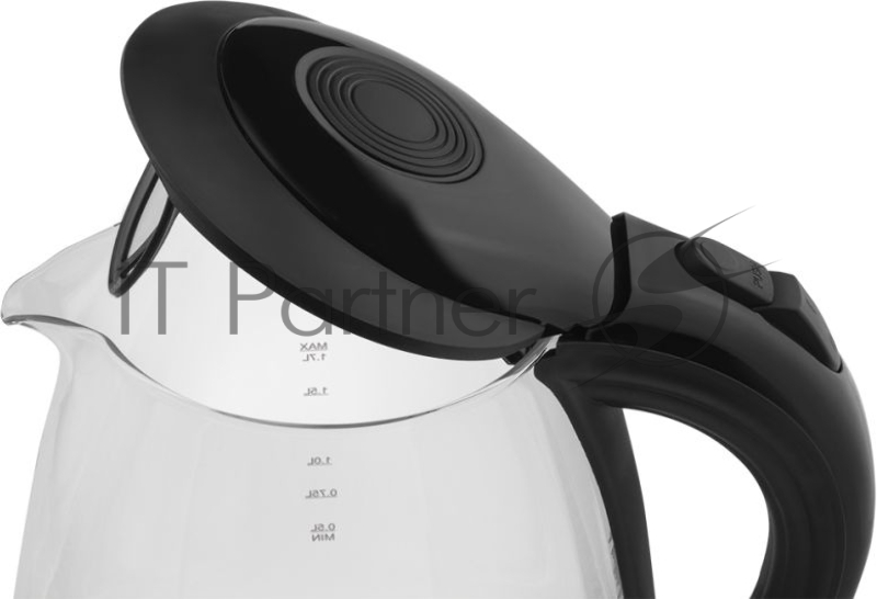 Чайник электрический Scarlett SC-EK27G74 1.7л. 2200Вт черный (корпус: стекло)