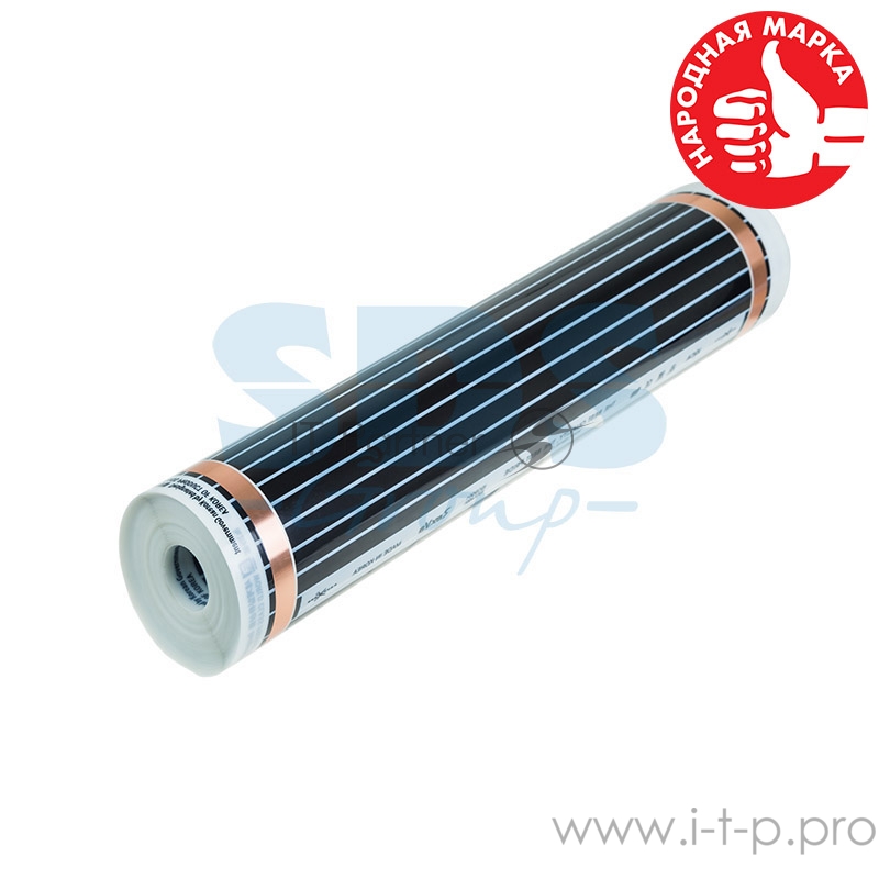 Пленочный теплый пол RXT 305 150 Вт/м2, ширина 50 см, толщина (0,338), (Рулон 150 м) REXANT