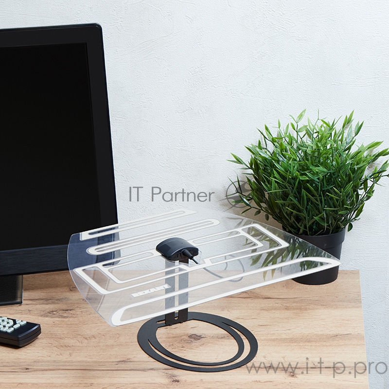 Антенна комнатная «Активная» для цифрового телевидения DVB-T2, Ag-701 REXANT