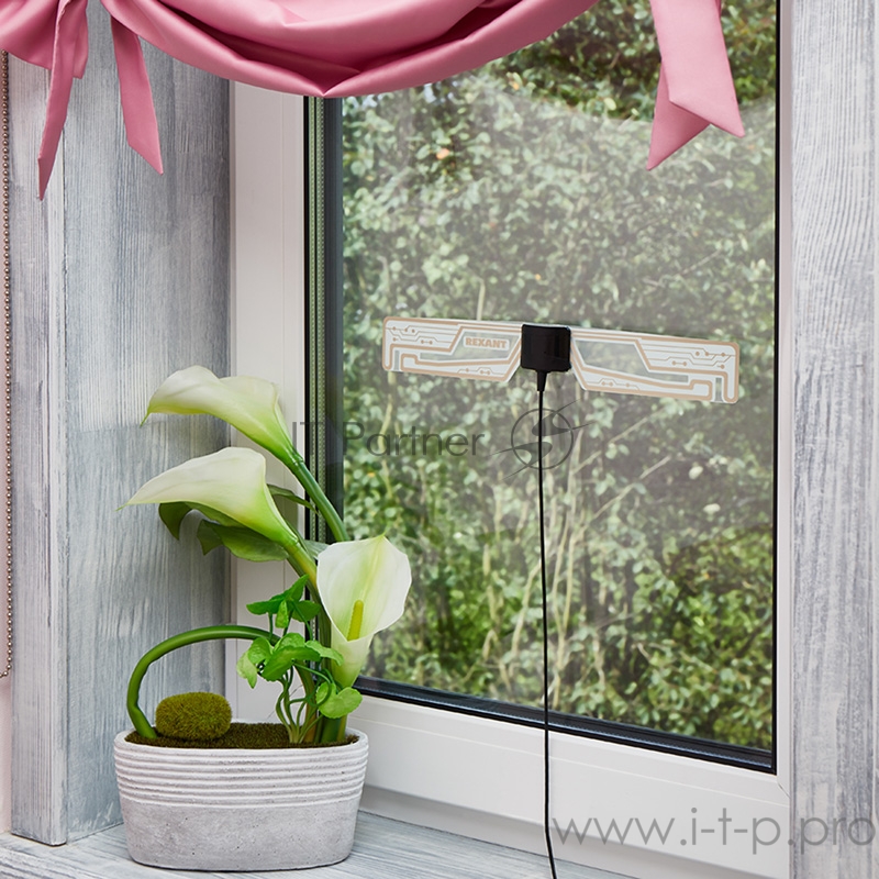 Антенна комнатная «Активная» с USB питанием, для цифрового телевидения DVB-T2, Ag-707 REXANT