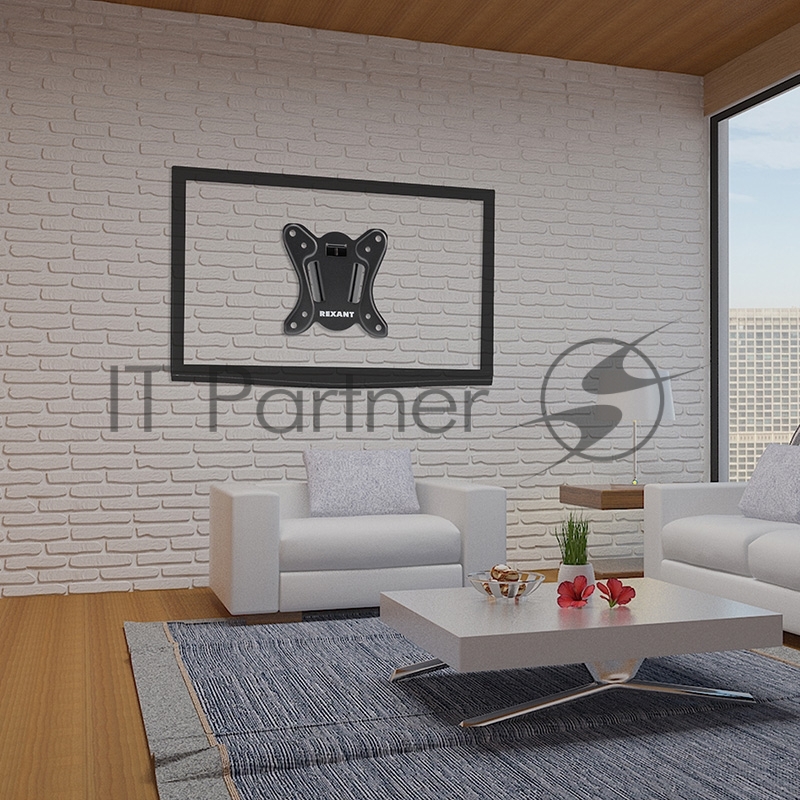 Кронштейн для телевизора 10-27, фиксированный REXANT