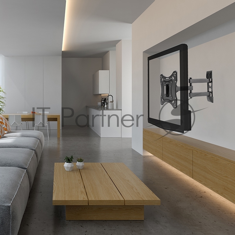 Кронштейн для телевизора 17-42, наклонно-поворотный REXANT