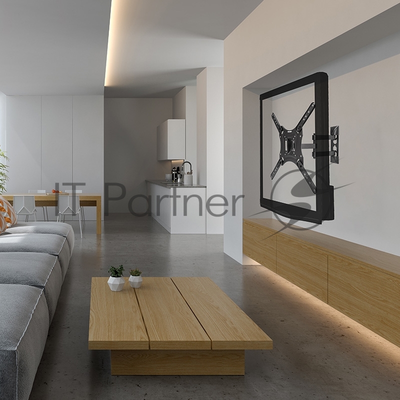 Кронштейн для телевизора 17-55, наклонно-поворотный REXANT