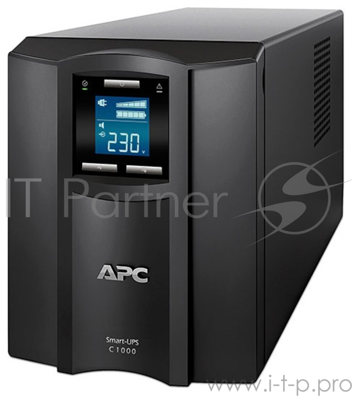 ИБП (UPS) 1000ВА APC Smart-UPS C 1000 SMC1000I, черный (USB)