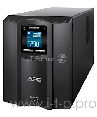 ИБП (UPS) 1000ВА APC Smart-UPS C 1000 SMC1000I, черный (USB)