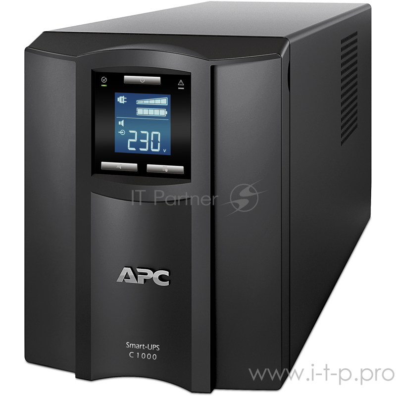 ИБП (UPS) 1000ВА APC Smart-UPS C 1000 SMC1000I, черный (USB)