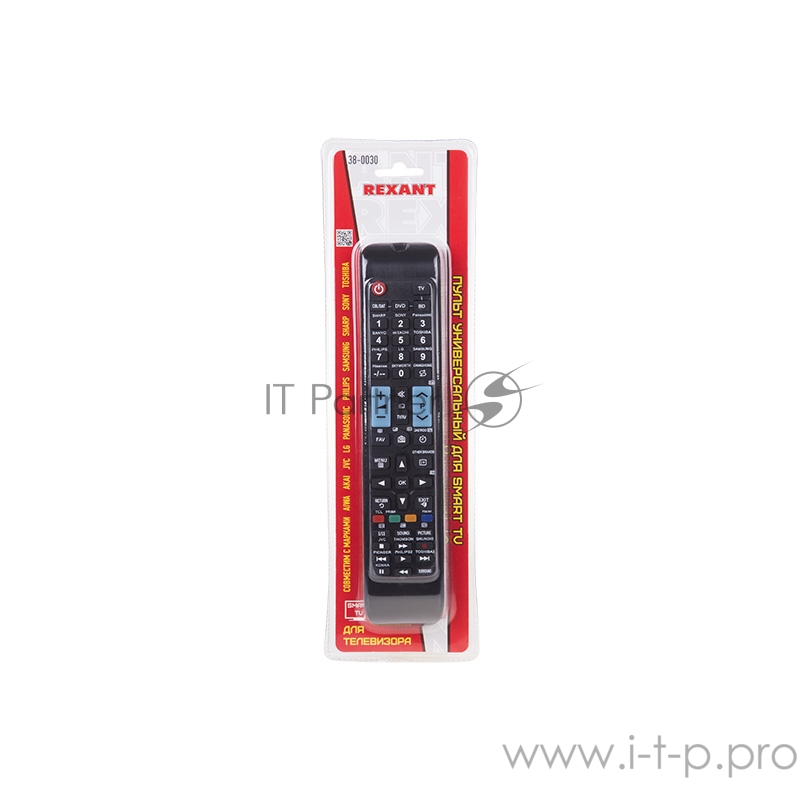 Пульт универсальный для телевизора с функцией SMART TV (ST-01) REXANT