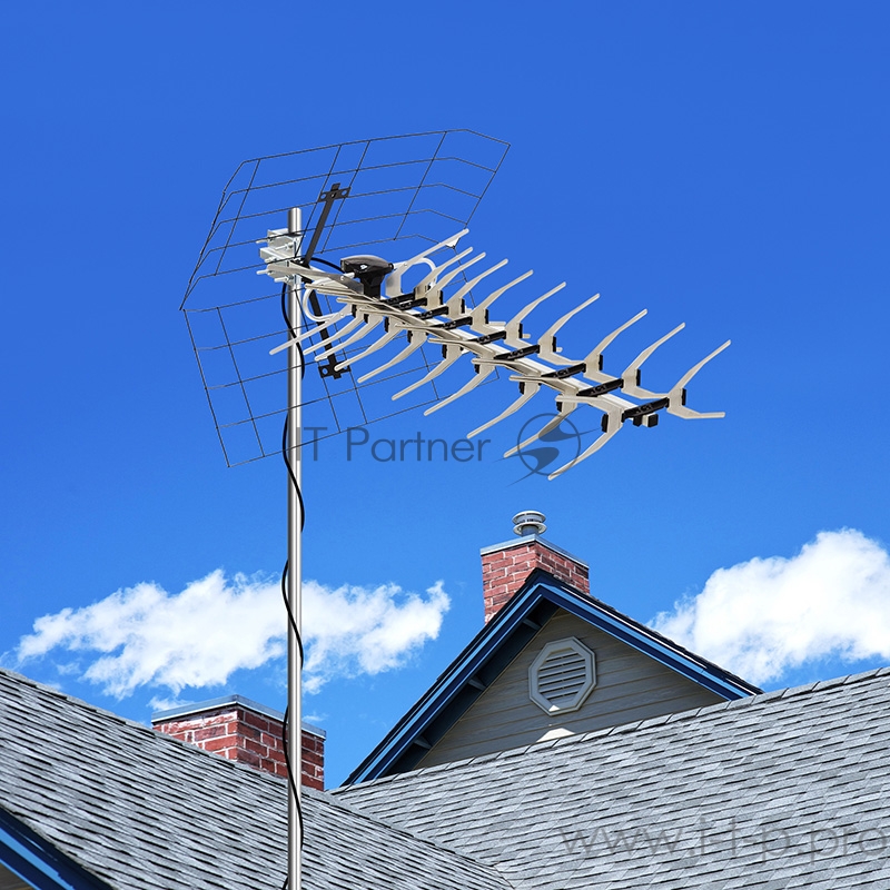 ТВ антенна наружная «Активная» для цифрового ТВ DVB-T2, RX-413 REXANT