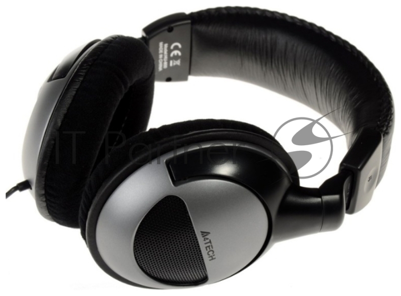 Наушники с микрофоном A4Tech HS-800 серебристый 2.2м мониторные оголовье