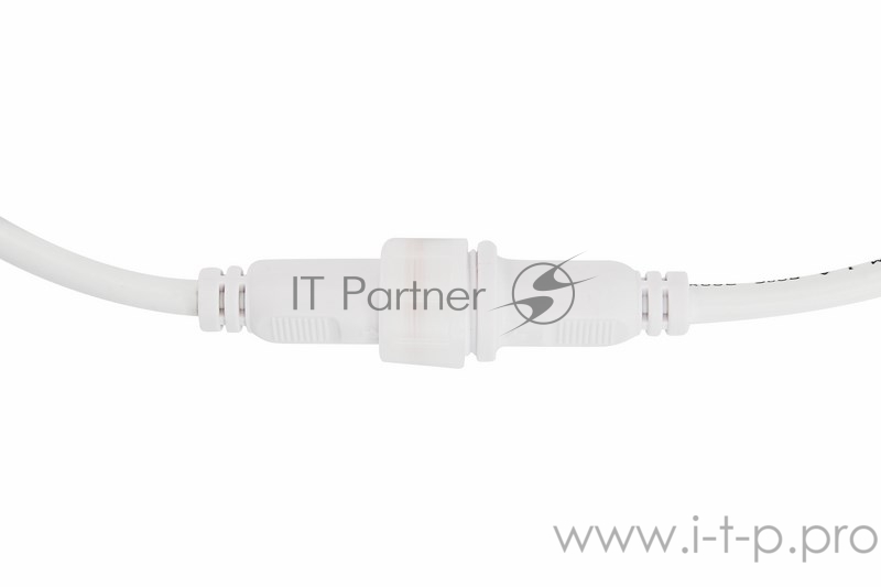 Соединительный кабель (2pin) герметичный (IP67) 2х1,0мм² белый REXANT