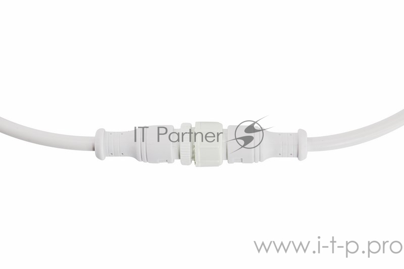 Соединительный кабель (3pin) герметичный (IP67) 3х0.5мм² белый REXANT