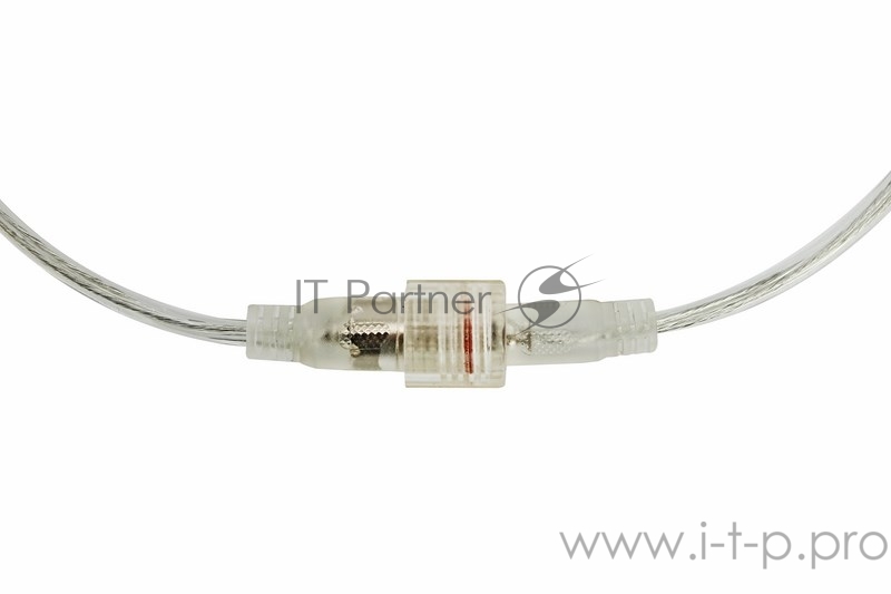 Соединительный кабель (2pin) герметичный (IP67) 2х0.35мм² прозрачный REXANT