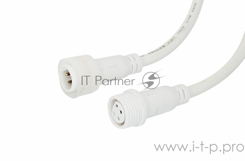 Соединительный кабель (4pin) герметичный (IP67) 4х0.75мм² белый REXANT