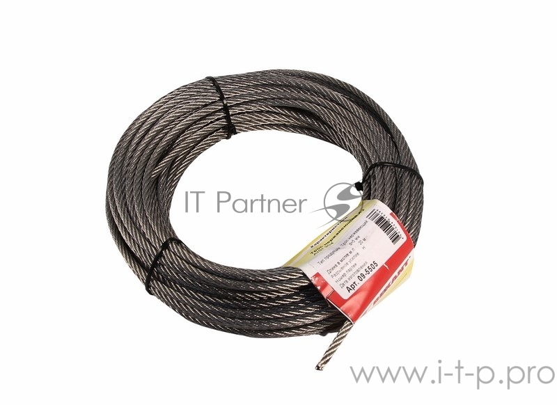 Трос нержавеющий d=5 мм, (моток 20 м) REXANT