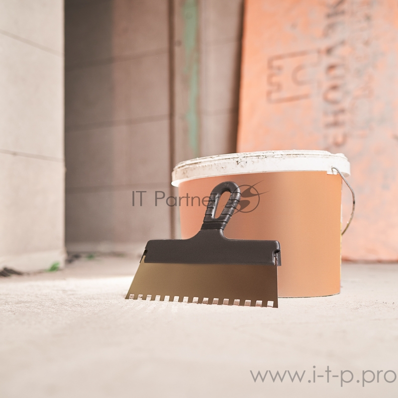 Шпатель фасадный REXANT 250 мм зуб 8х8 нержавеющая сталь, пластмассовая ручка