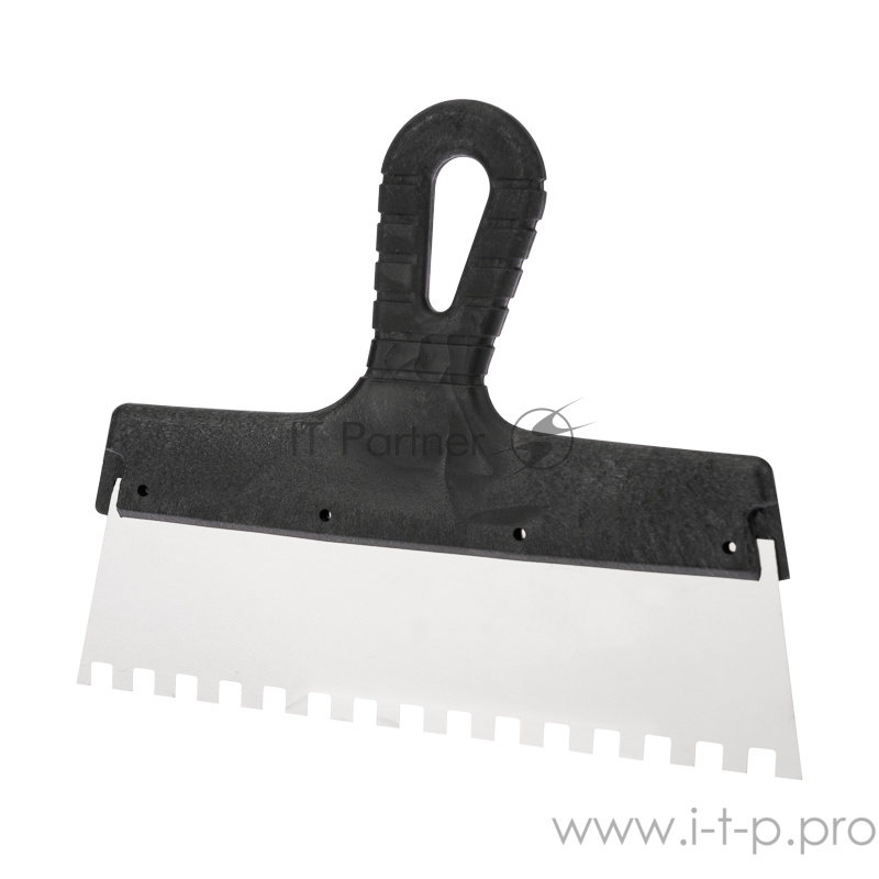 Шпатель фасадный REXANT 250 мм зуб 8х8 нержавеющая сталь, пластмассовая ручка