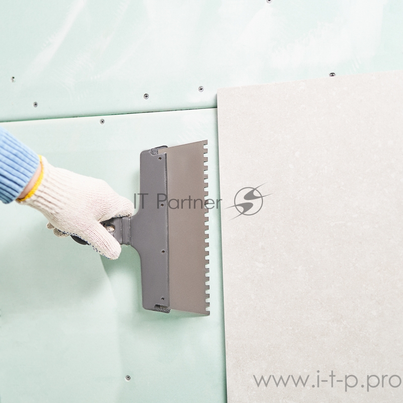 Шпатель фасадный REXANT 250 мм зуб 6х6 нержавеющая сталь, пластмассовая ручка