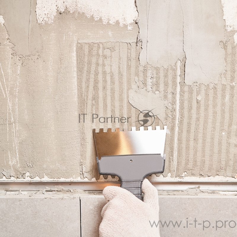 Шпатель фасадный REXANT 150 мм зуб 8х8 нержавеющая сталь, пластмассовая ручка