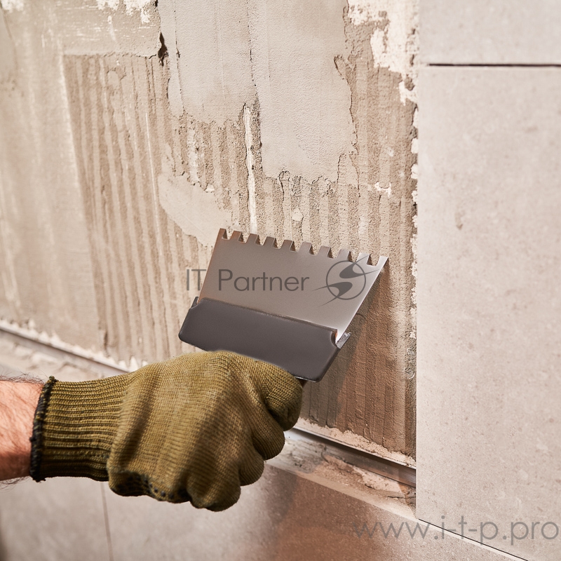 Шпатель фасадный REXANT 150 мм зуб 8х8 нержавеющая сталь, пластмассовая ручка