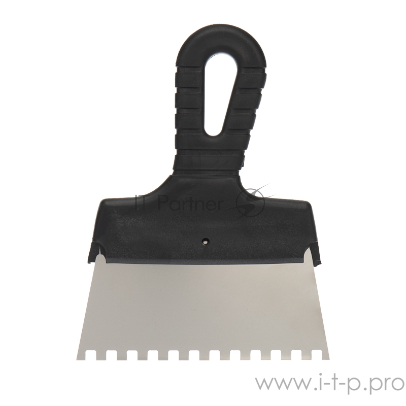 Шпатель фасадный REXANT 150 мм зуб 6х6 нержавеющая сталь, пластмассовая ручка