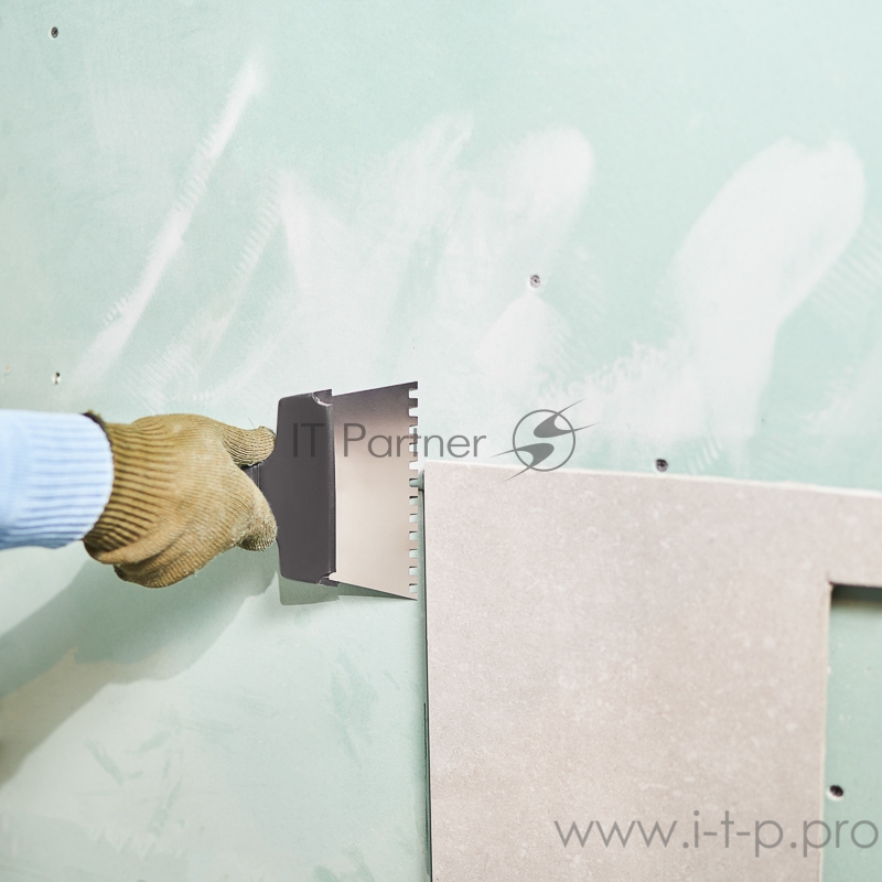 Шпатель фасадный REXANT 150 мм зуб 6х6 нержавеющая сталь, пластмассовая ручка