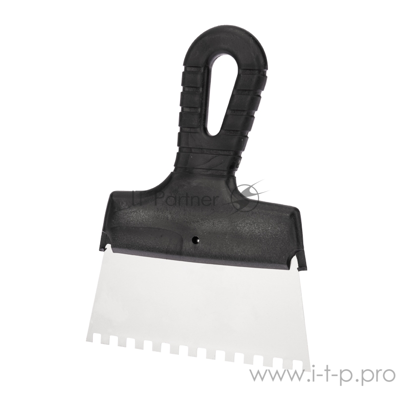 Шпатель фасадный REXANT 150 мм зуб 6х6 нержавеющая сталь, пластмассовая ручка