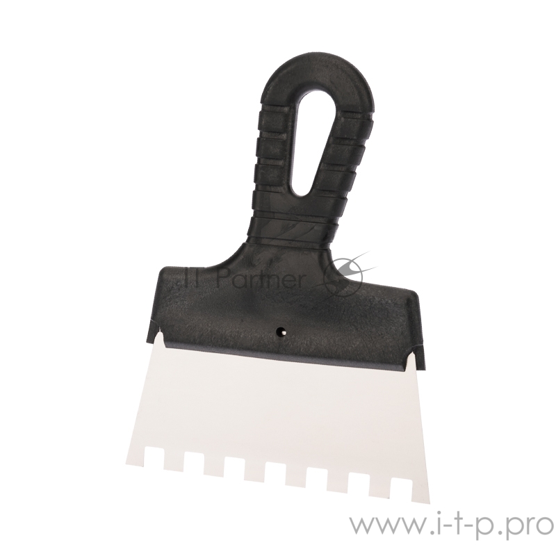 Шпатель фасадный REXANT 150 мм зуб 10х10 нержавеющая сталь, пластмассовая ручка