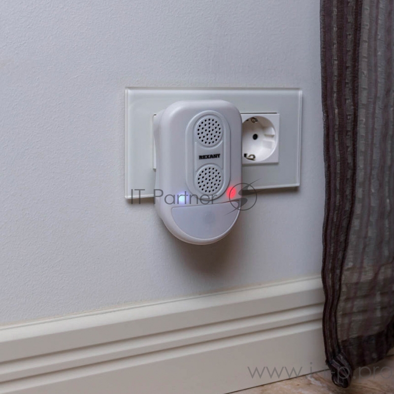 Ультразвуковой отпугиватель вредителей с LED индикатором (S90) REXANT