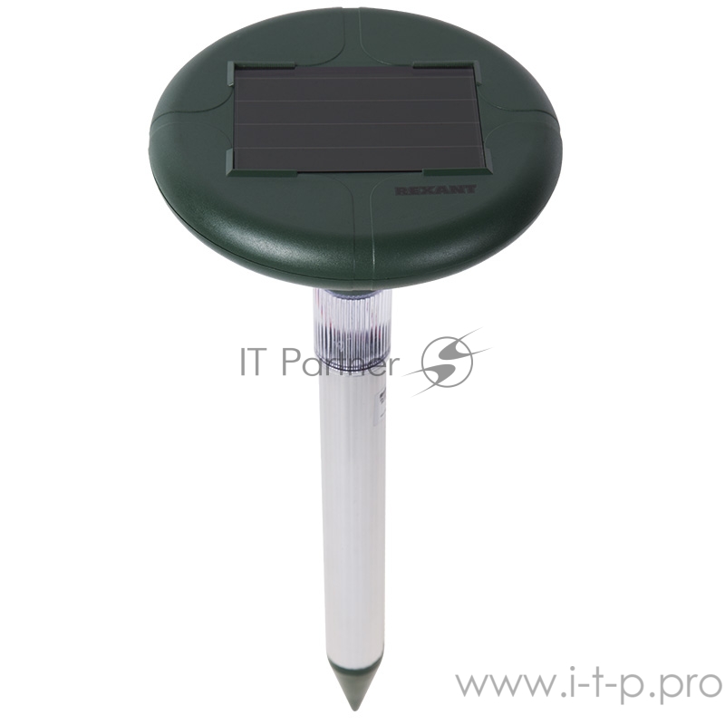 Ультразвуковой отпугиватель змей на солнечной батарее с подсветкой REXANT