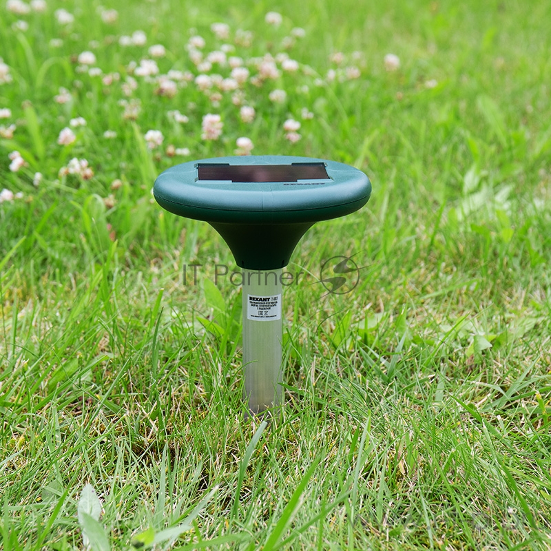 Ультразвуковой отпугиватель змей на солнечной батарее с подсветкой REXANT