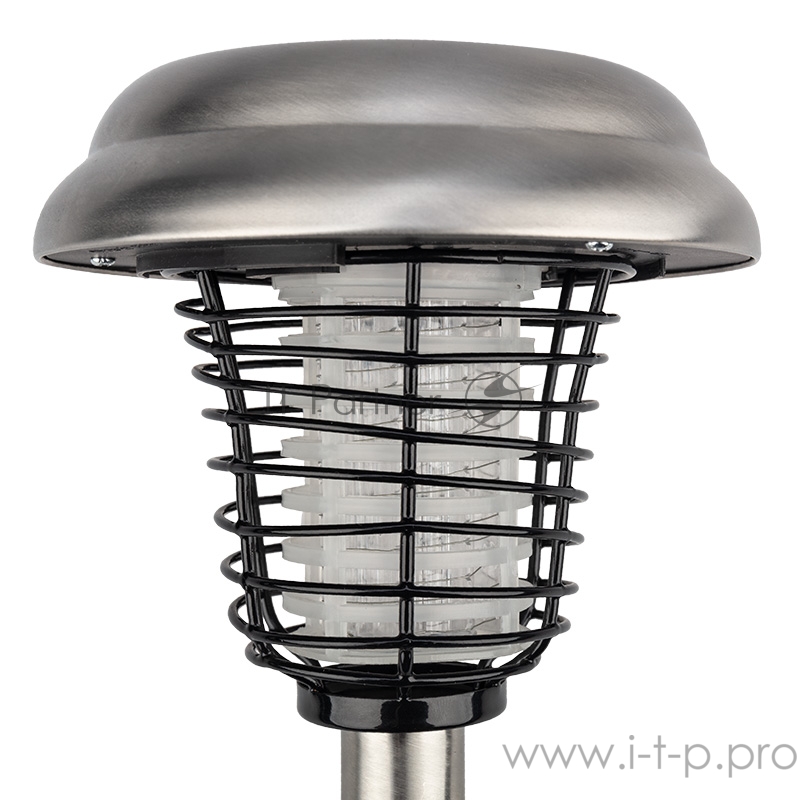 Антимоскитный садовый светильник на солнечной батарее R20 металл REXANT