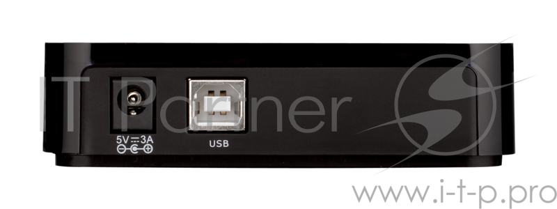 Сетевое оборудование D-Link DUB-H7/B/D2A черный Концентратор 7ми портовый USB 2.0