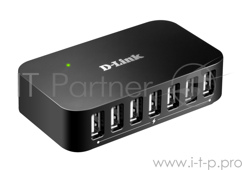 Сетевое оборудование D-Link DUB-H7/B/D2A черный Концентратор 7ми портовый USB 2.0