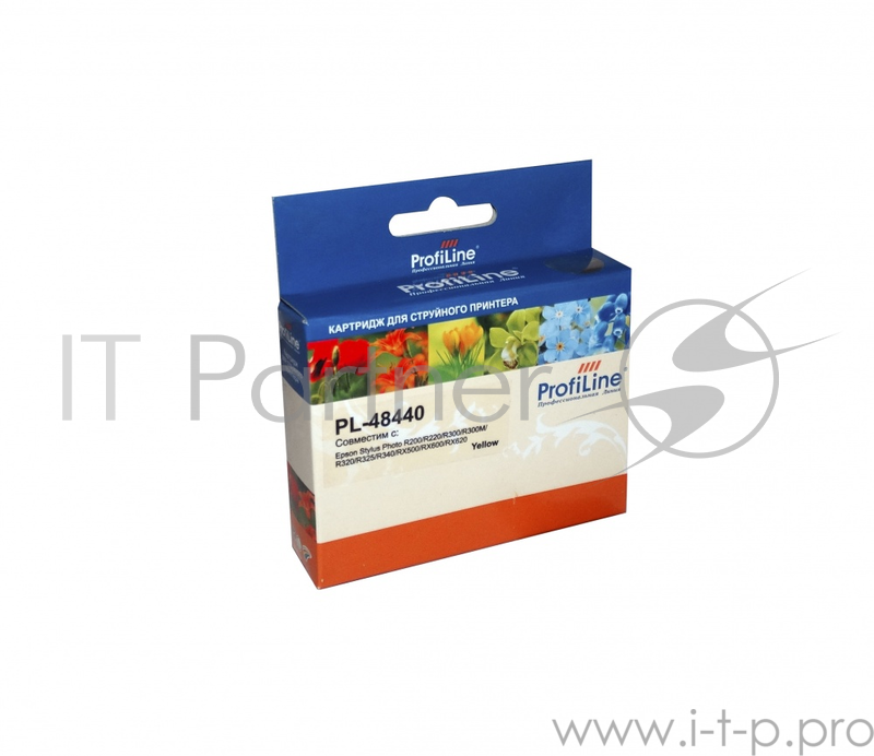 Картридж PL-T0484 для принтеров Epson StylusPhoto R200/R220/R300/R300M/R320/R325 Yellow водн ProfiLine