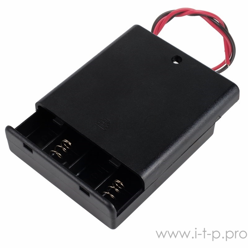 Батарейный отсек 4хАА (с проводами, закрытый)