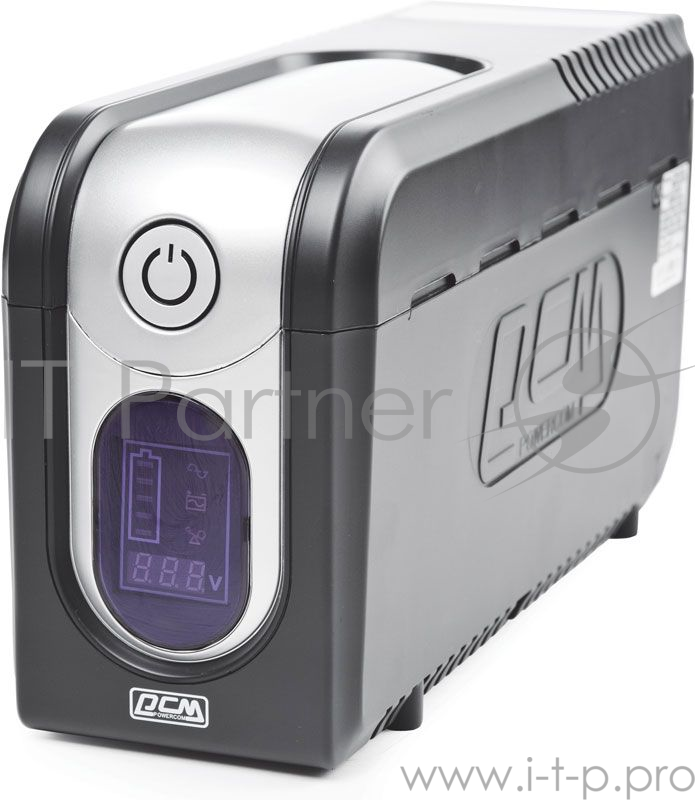 ИБП (UPS) 825ВА Powercom Imperial IMD-825AP, черно-серебр. (USB)